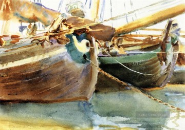  Venedig Kunst - Boote Venedig John Singer Sargent